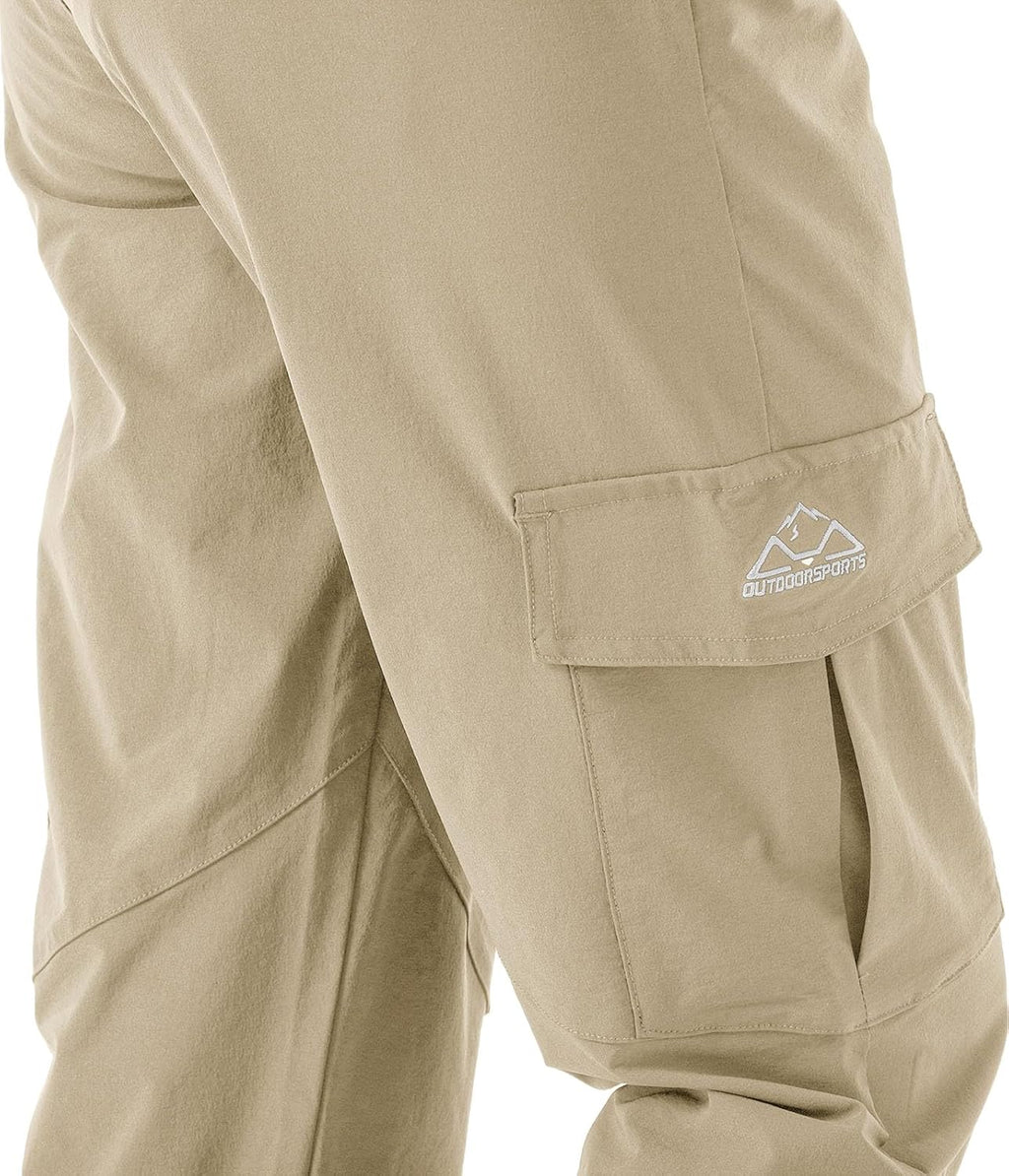 Rdruko Women's Hiking Cargo Pants - Water-Resistant, Quick-Dry, UPF 50+ | Travel & Camping Ready