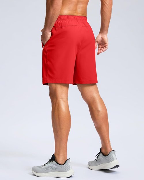G Gradual Men's Athletic Running Shorts - Quick Dry with Zipper Pockets | 7"/5"/9" Workout Gym Shorts for Basketball & Hiking
