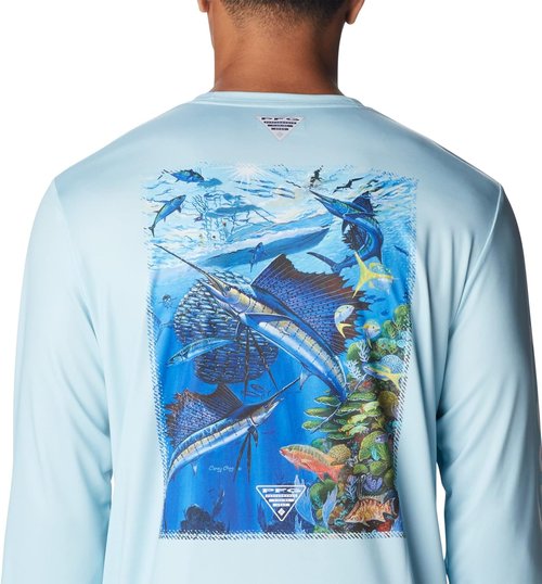 Columbia Men's Terminal Tackle PFG Long Sleeve T-Shirt - Lightweight & Quick-Dry Fabric