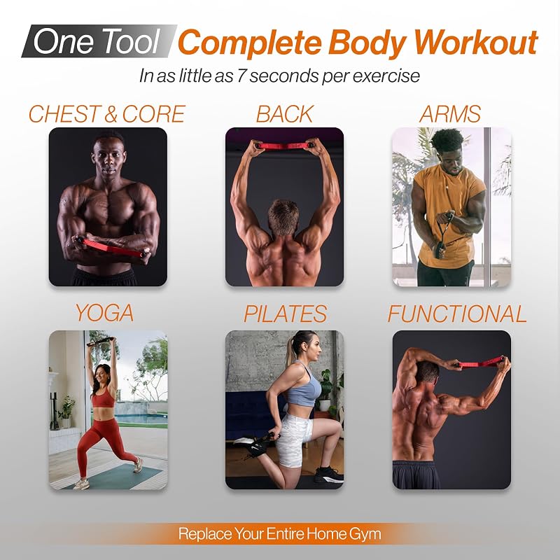 Bullworker ISO BOW Pro Isometric Exercise Equipment & Straps