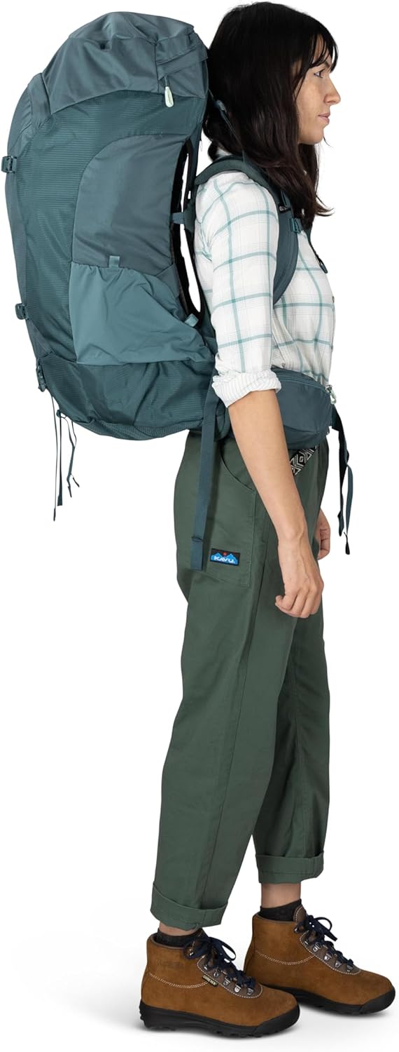 Osprey Fairview Trek Women's Travel Backpack - Versatile Hybrid Design with Internal Organization