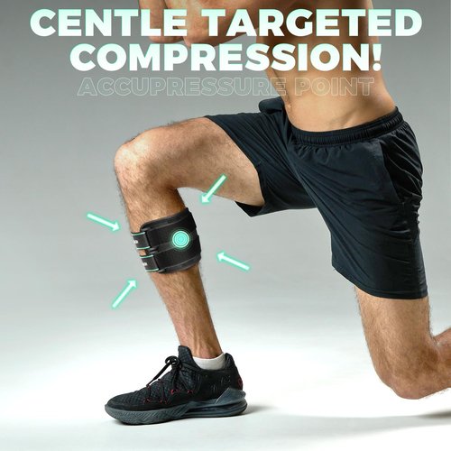 Healrecux Sciatica Pain Relief Devices, Sciatic Nerve Brace with 2 Pressure Pad Targeted Compression for Sciatic Nerve Relief, Sciatica Calf Brace for Men Women