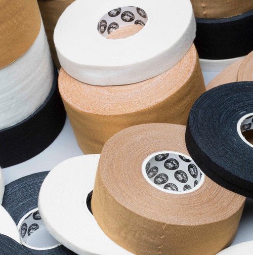 Monkey Tape Single Roll (1” x 15yd, Black) Premium Jiu Jitsu Sports Athletic Trainer Tape - Perfect for Wrist, Ankle, Foot, Knee, and Hand Taping