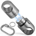 FEGVE Quick Release Magnetic Keychain, Strong Magnet Detachable Key Chain, Easy Pull Apart Key Holder for Car Keys, Outdoor (1, Matte)