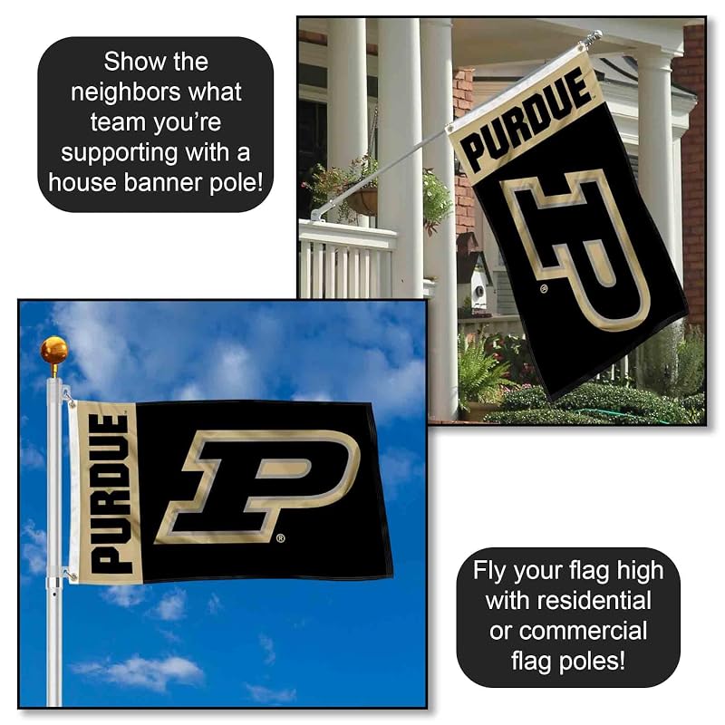 Purdue Boilermakers Flag - 3 x 5 ft Officially Licensed College Banner
