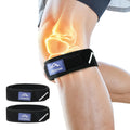 JAPSERUNA Patellar Band Tendon Support Strap - 2 Pack Adjustable Non-Slip Knee Brace for Helps Relieve Pain & Swelling for Hiking, Running, Jumpers Knee, Tendonitis, Basketball, Squats