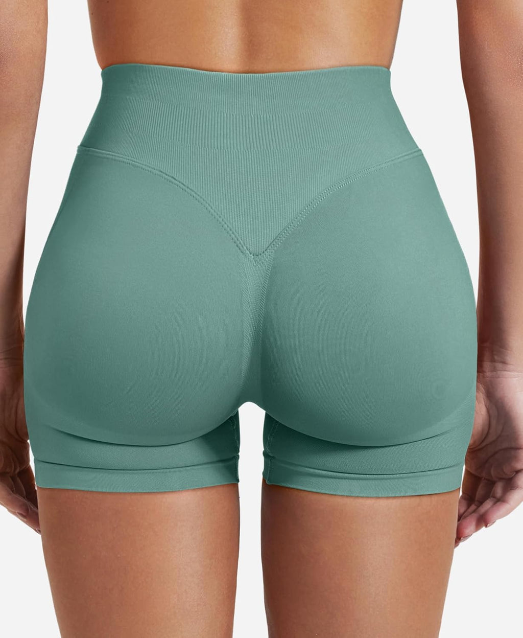 VOYJOY Women's Workout Shorts - Scrunch Butt Lifting Seamless Biker Shorts in 2.5"/3.6"/4.5"/6" Sizes
