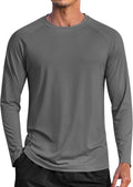 COOFANDY Men's Sun Protection Long Sleeve Rash Guard | Lightweight Quick-Dry Fishing Shirt