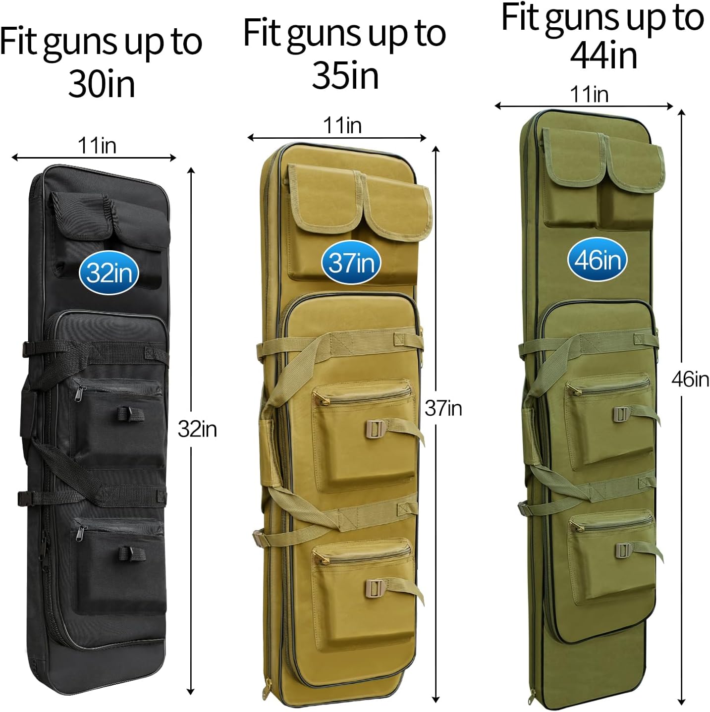 Rifle Bag - Tactical Long Rifle Backpack | Portable Shotgun Case for Firearm Storage & Transport
