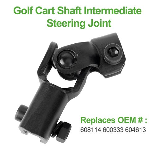 10L0L Golf Cart Steering Yoke Shaft Intermediate Assembly for E-Z-GO RXV 2008-up Gas & Electric and Electric 2Five Vehicles 608114 600333 604613