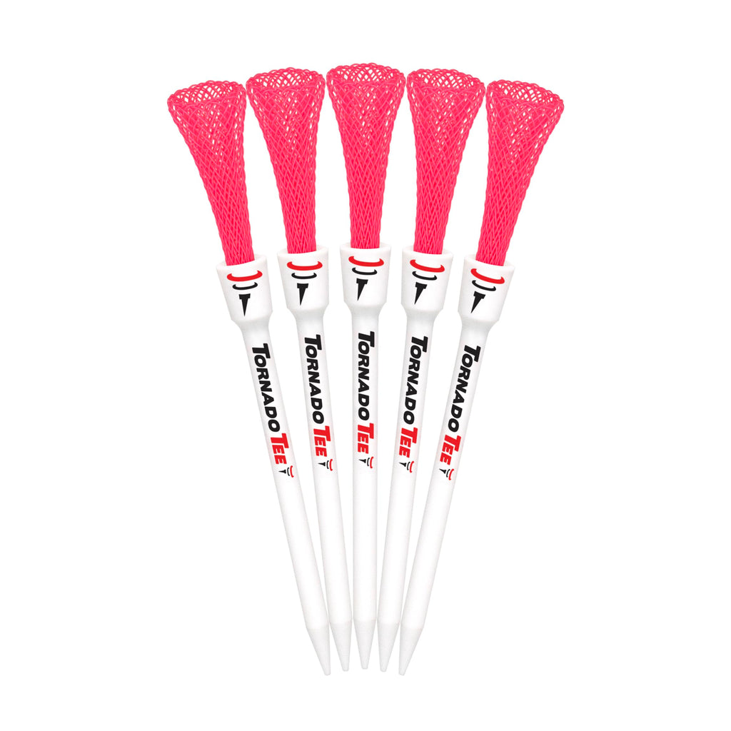 Tornado Tee 4" Long Drive High Performance Golf Tee (Neon Pink)