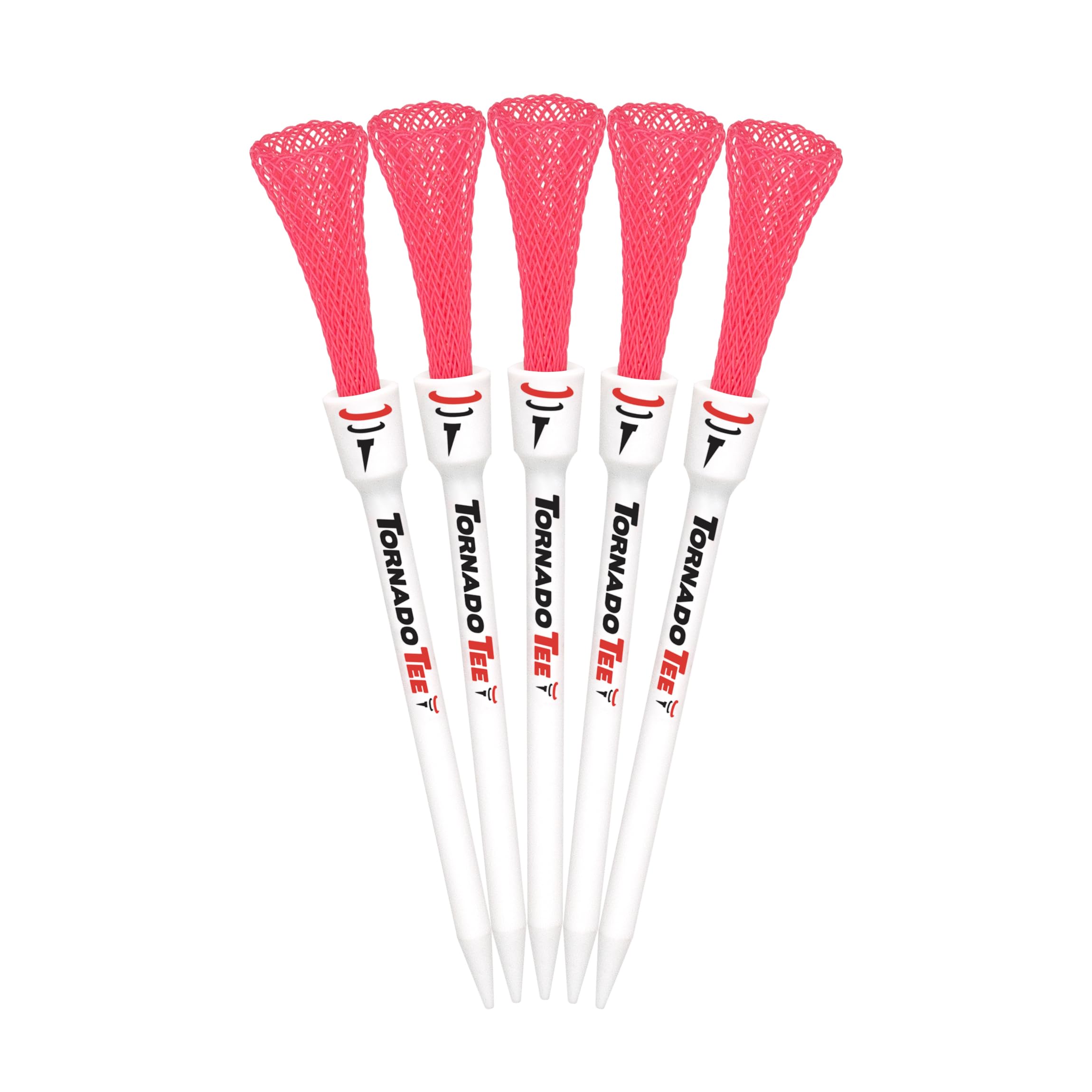 Tornado Tee 4" Long Drive High Performance Golf Tee (Neon Pink)