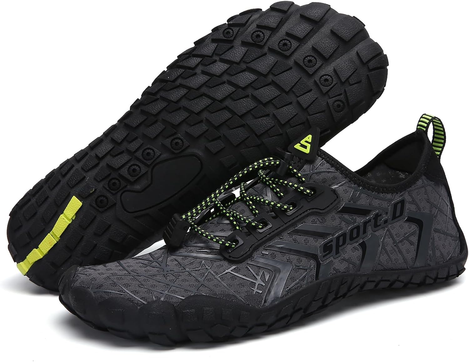 UBFEN Water Shoes - Quick Dry Aqua Swim Shoes for Men & Women | Ideal for Beach, Boating & Diving