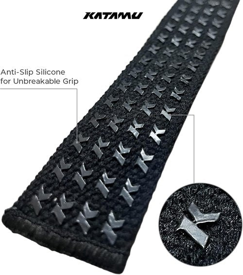 Katamu Weightlifting Straps - Premium Support for Men & Women | Enhance Squats & Powerlifting Performance