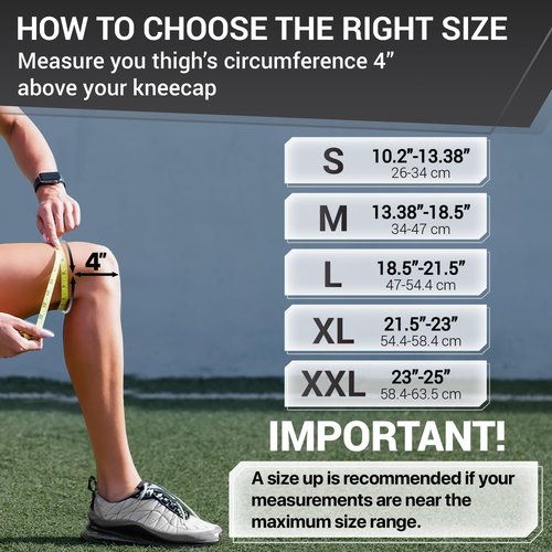 Dr. Brace Elite Knee Brace - Maximum Pain Support with Side Stabilizers & Gel Pads | Medium Moon Color