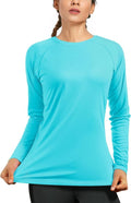 Isnowood Women's Long Sleeve Sun Protection Shirt - UPF 50+ UV Rash Guard for Hiking & Running
