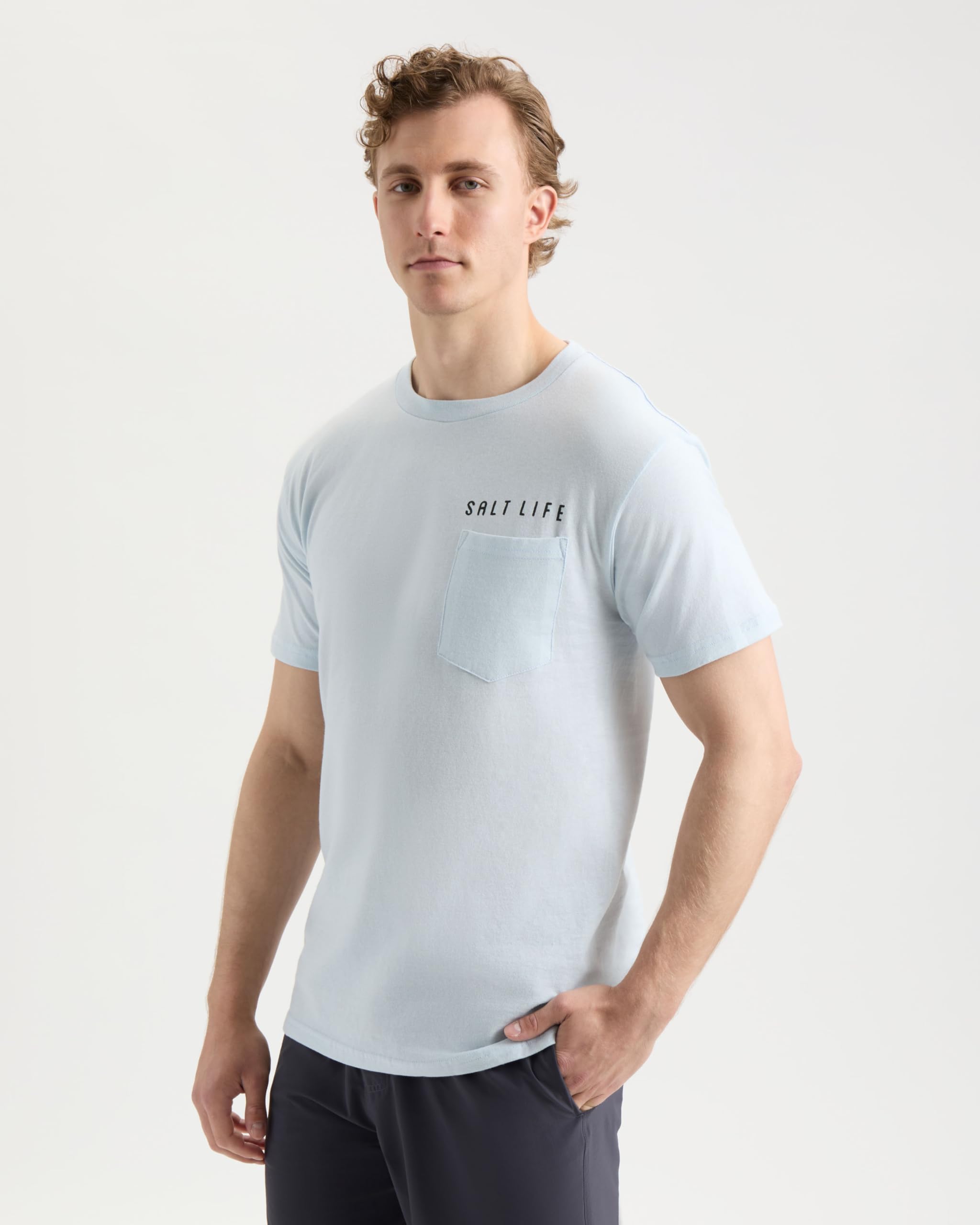 Redfish Stars and Stripes Men's Short Sleeve Tee by Salt Life