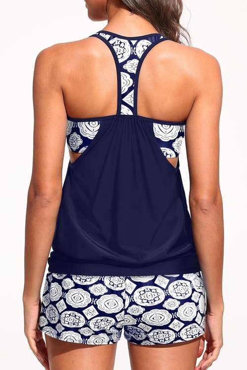 Daci Tankini Swimsuits for Women - Tummy Control Two-Piece Bathing Suit with Sporty Pockets | 2026 Blouson Design