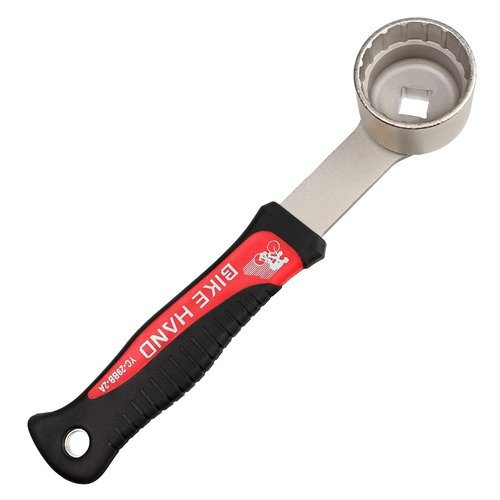 BIKE HAND Bicycle Bottom Bracket Removal Crank Tool - Compatible with Shimano Hollowtech II 16-Notch 44mm External BB
