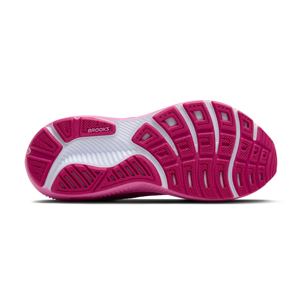Brooks Women’s Ghost 17 Neutral Running Shoe - Pink/Fuchsia/Gold - 8.5 Medium