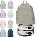 Coofay Gym Backpack - Waterproof Travel Bag with Shoe Compartment | Lightweight Sports Backpack for Women