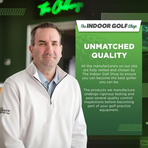 The Indoor Golf Shop - Hitting Net 10' x 7' with Target Knotless Golf Net for Indoor and Outdoor Practice - Arrives Ready to Assemble and Use
