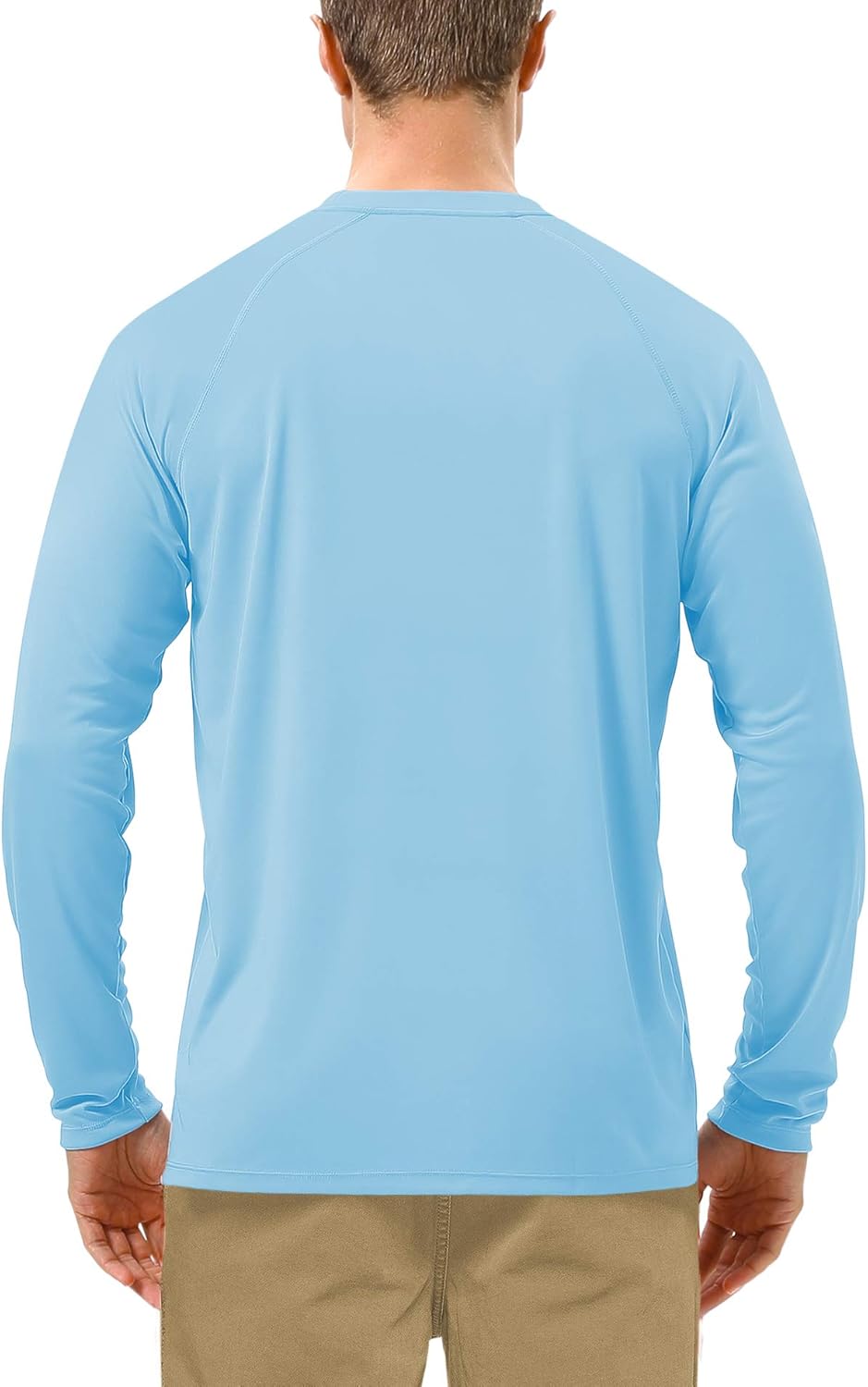Roadbox Men's UV Sun Protection Shirt - UPF 50+ Long Sleeve SPF Rash Guard for Outdoor Activities