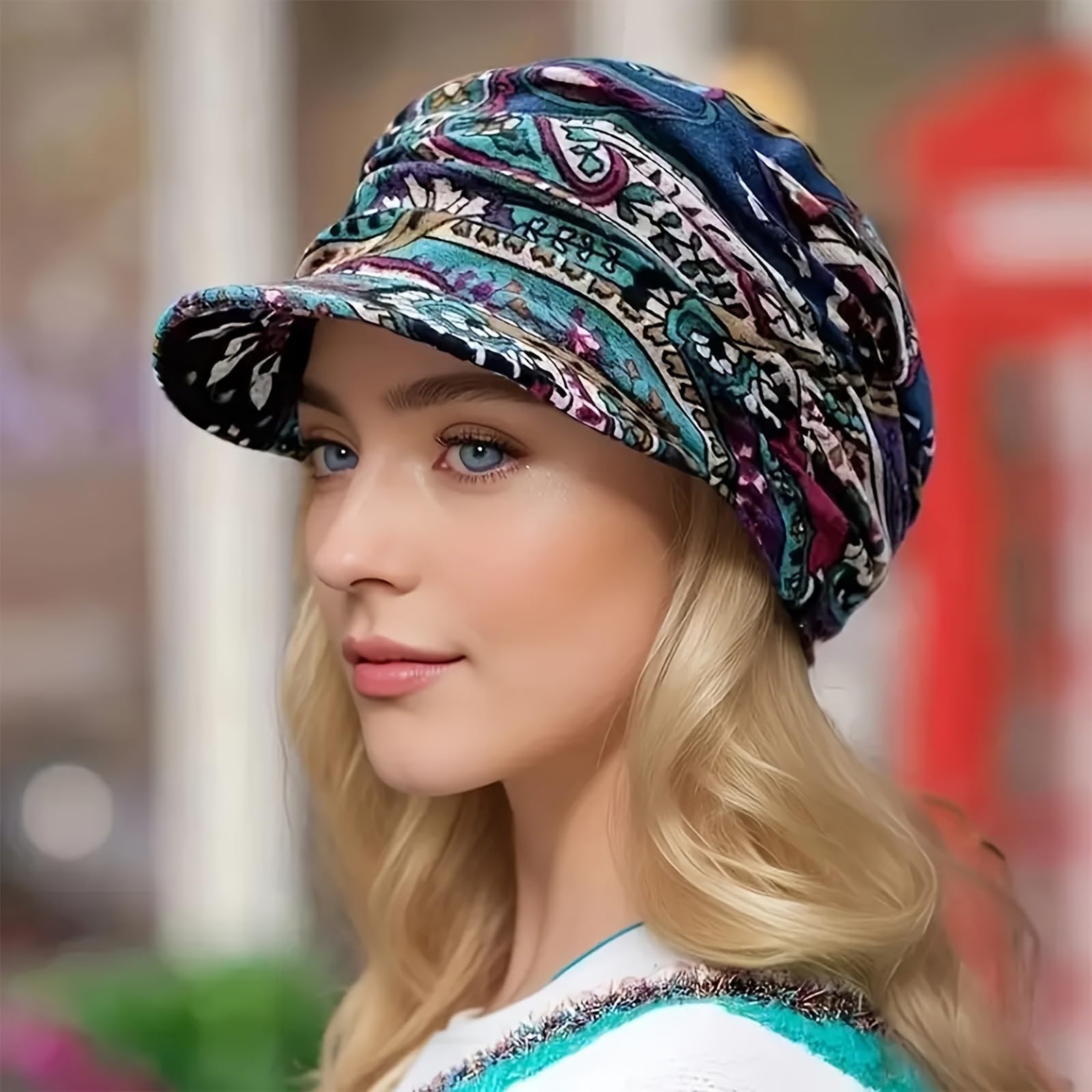 XYIYI Dazzling Color Women Cancer Headwear Soft Chemo Beanie Baseball Cap