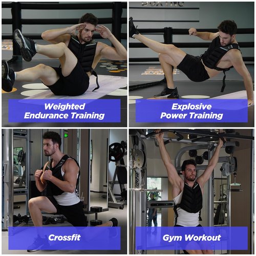 Weighted Vest Men Women,10lb/15lb/20lb Weight Vest for Women Workout,Body Weight Vests with Reflective Stripe for Workout,Strength Training,Running,Walking,Weightlifting (10LB)