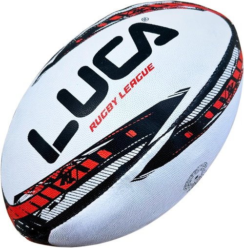 LUCA Rugby Ball - Hand-Stitched Super Grip Training Ball | Durable 3-Ply Waterproof | Youth & Adult Sizes 4 & 5