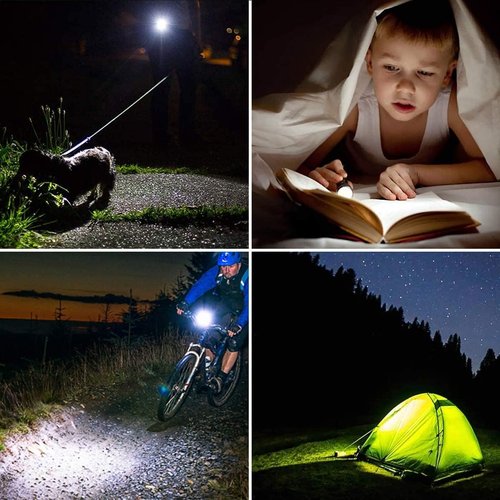 Lighting EVER LED Flashlight - Bright & Durable | Pack of 48 AAA Batteries Included