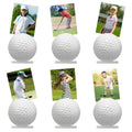 HABDJILTY 16Pcs Golf Photo Stand Golf Party Decorations Table Number Card Place Holder Sticky Note Holder Hole In One Table Centerpieces Hole In One Birthday Party Supplies