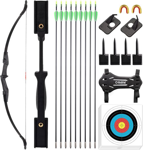 LWANO Bow Set - Takedown Recurve Archery Kit for Adults & Beginners | Left & Right Handed