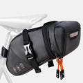 NDakter Bike Seat Bag, 2L Large Capacity Bicycle Saddle Bag, Waterproof Bike Pouch Under Seat, Storage Space Adjustable Bike Storage Bag with Large Reflective Coating, Bike Tool Pack for Adult Bike