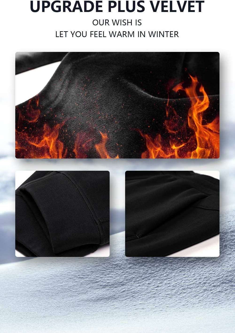 The Gym People Men's Fleece Joggers - Loose-Fit Style with Deep Pockets | Comfortable & Stylish