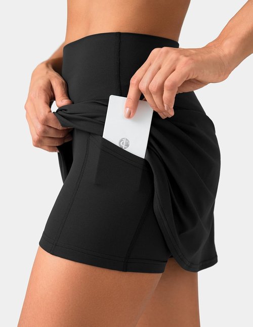 Colorfulkoala Dreamlux Skirts - High Rise Athletic Golf & Tennis Skorts with Pockets for Women