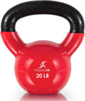 ProsourceFit Kettlebells - Vinyl Coated Cast Iron for Full Body Fitness Workouts | Durable & Versatile
