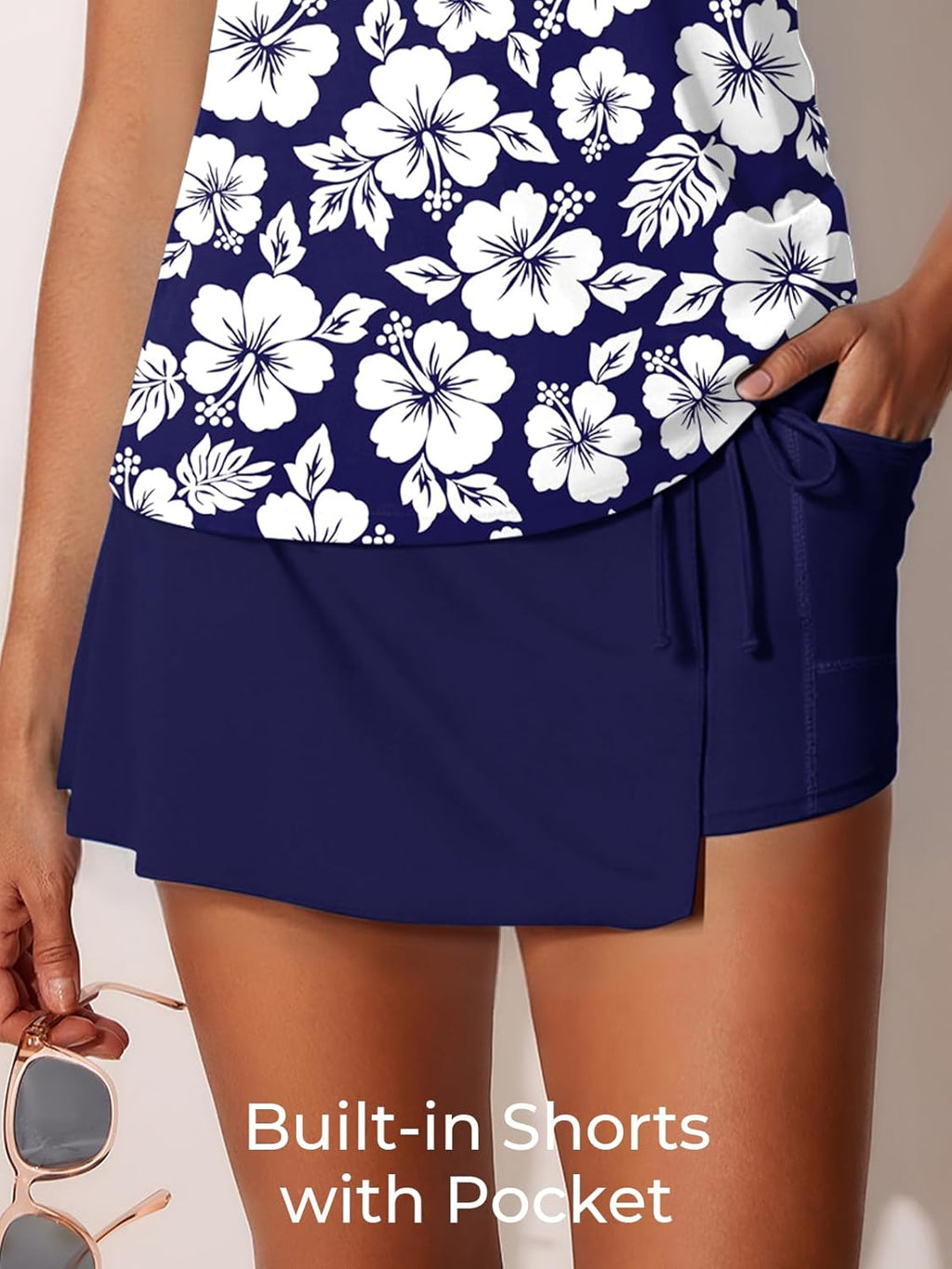 Summer Mae Tankini Swimsuit - Tummy Control Two-Piece Swimdress in Stylish Print | 2026 Collection
