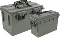 Sheffield Storage Bins - 2-Pack Stackable, Lockable & Water-Resistant Plastic Containers | Made in USA