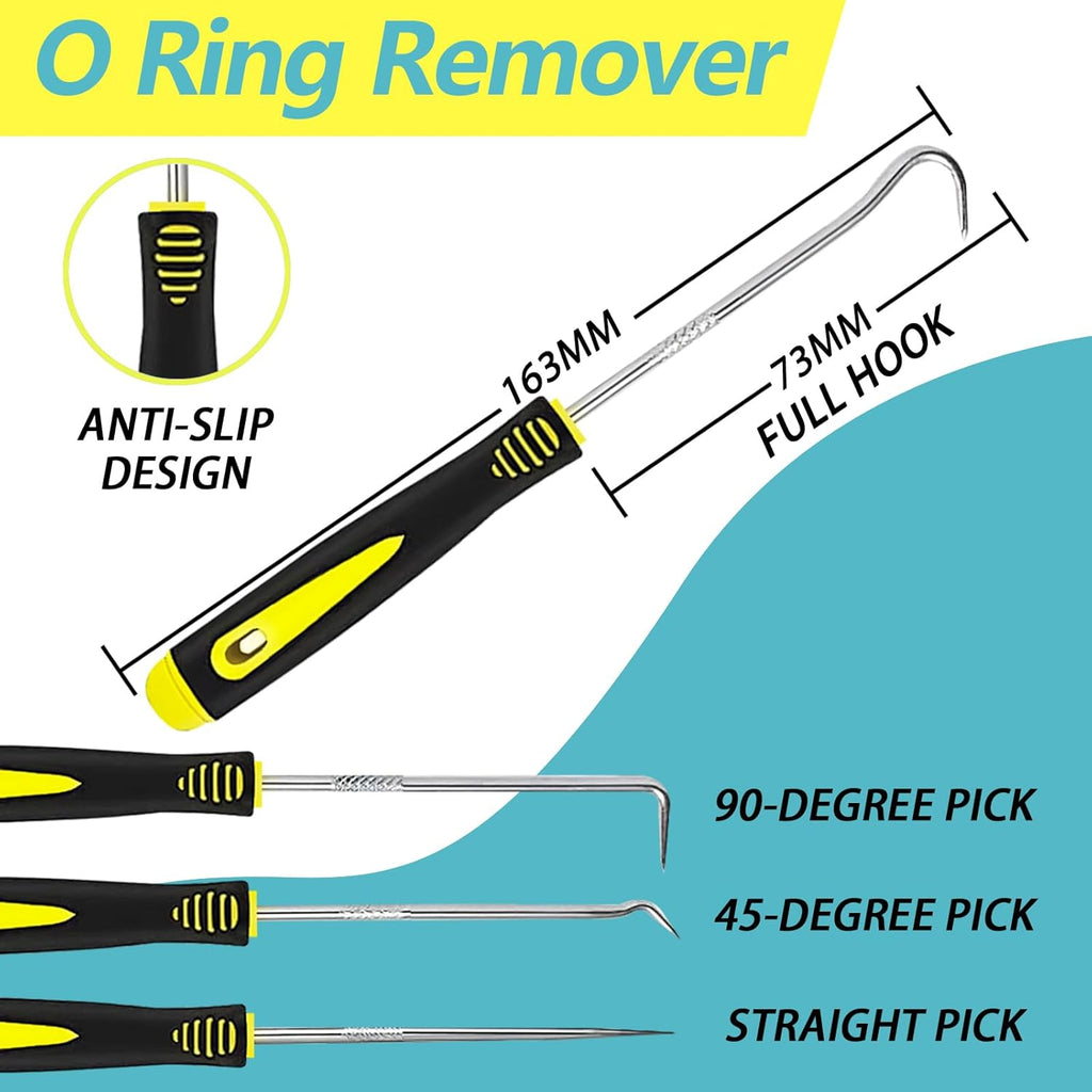 Viton O-Ring Assortment Kit - 386 PCS in 30 Sizes for Automotive, Plumbing & Hydraulic Repairs | 75A Durometer