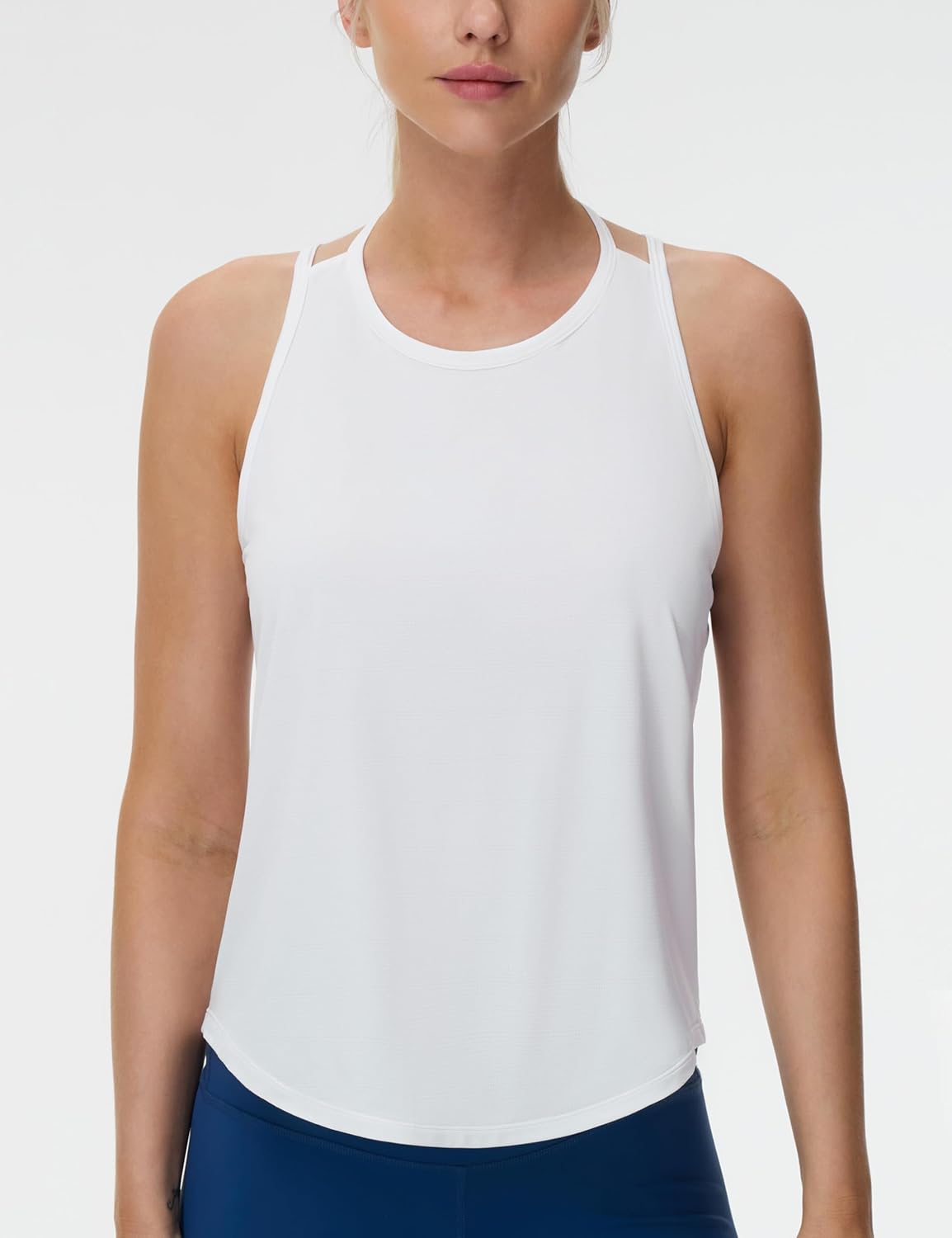 The Gym People Women's Racerback Workout Tank - Lightweight Stretchy Sleeveless Yoga Tee