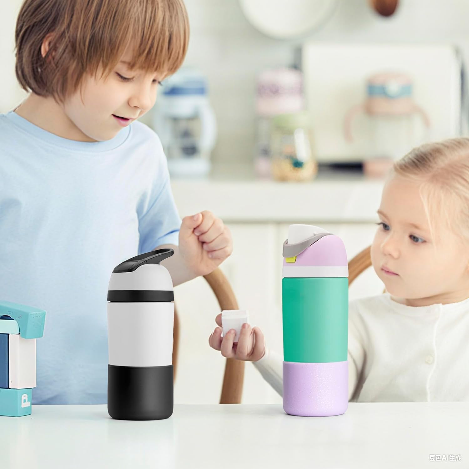 Owala Silicone Boot - Anti-Slip Protective Sleeve for 14/16 oz Water Bottle | Fits 12 oz Kids Tumbler (Black)