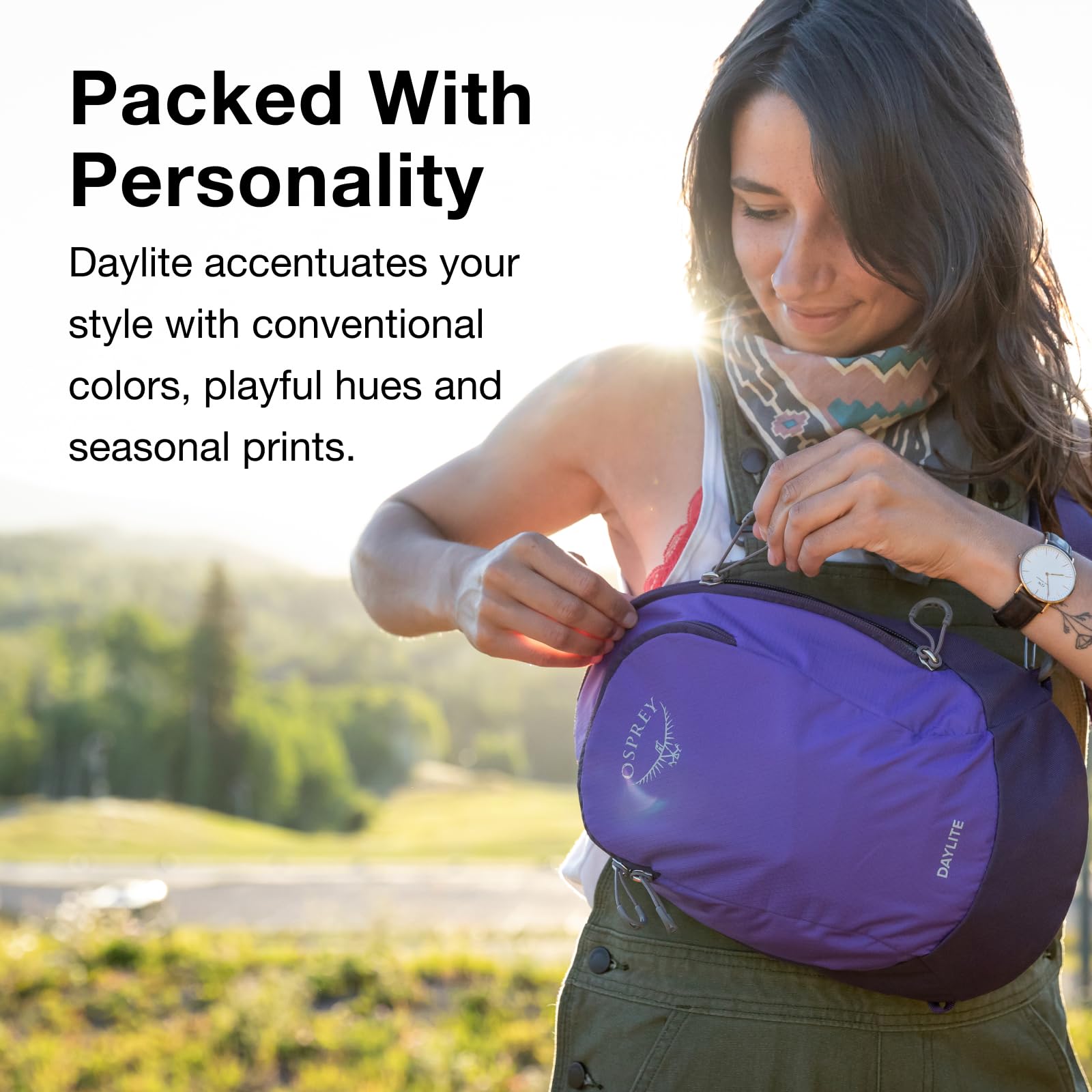 Osprey Daylite Shoulder Sling Bag – Compact Crossbody Sling Backpack for Everyday Carry, Festivals, and Travel – Lightweight, Comfortable Fit for Hands-Free Convenience, Tan Concrete