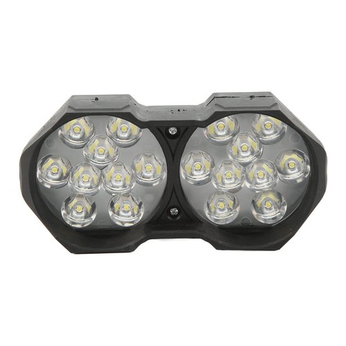 BORDSTRACT Electric Bike Light, Electric Bicycle Modification Double Head Lamp, 12V‑100V Super Bright Mountain Bike Headlight, Universal Bicycle Headlight for Road Bike, Commuters