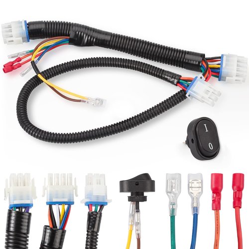 Gaoerfu-CP Club Car Precedent Led Head Light Wire Harness, Fits 2004-UP Electric Golf Carts (Club Car Precedent Led Head Light Wire Harness)