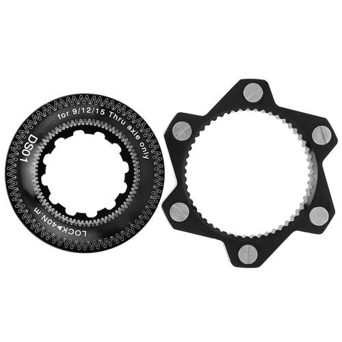 Brake Center Lock, Center-Lock hubs for Converting Center-Lock Hubs to fit 6-Bolts Rotors(Black)