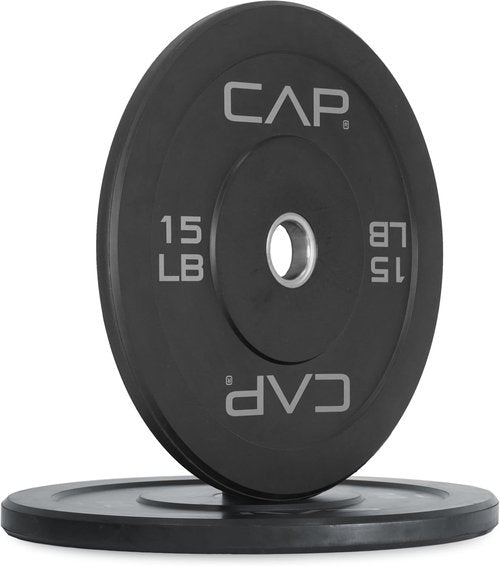 CAP Barbell Rubber Olympic Bumper Plate - Durable Weightlifting Equipment | Multiple Colors Available