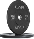 CAP Barbell Rubber Olympic Bumper Plate - Durable Weightlifting Equipment | Multiple Colors Available