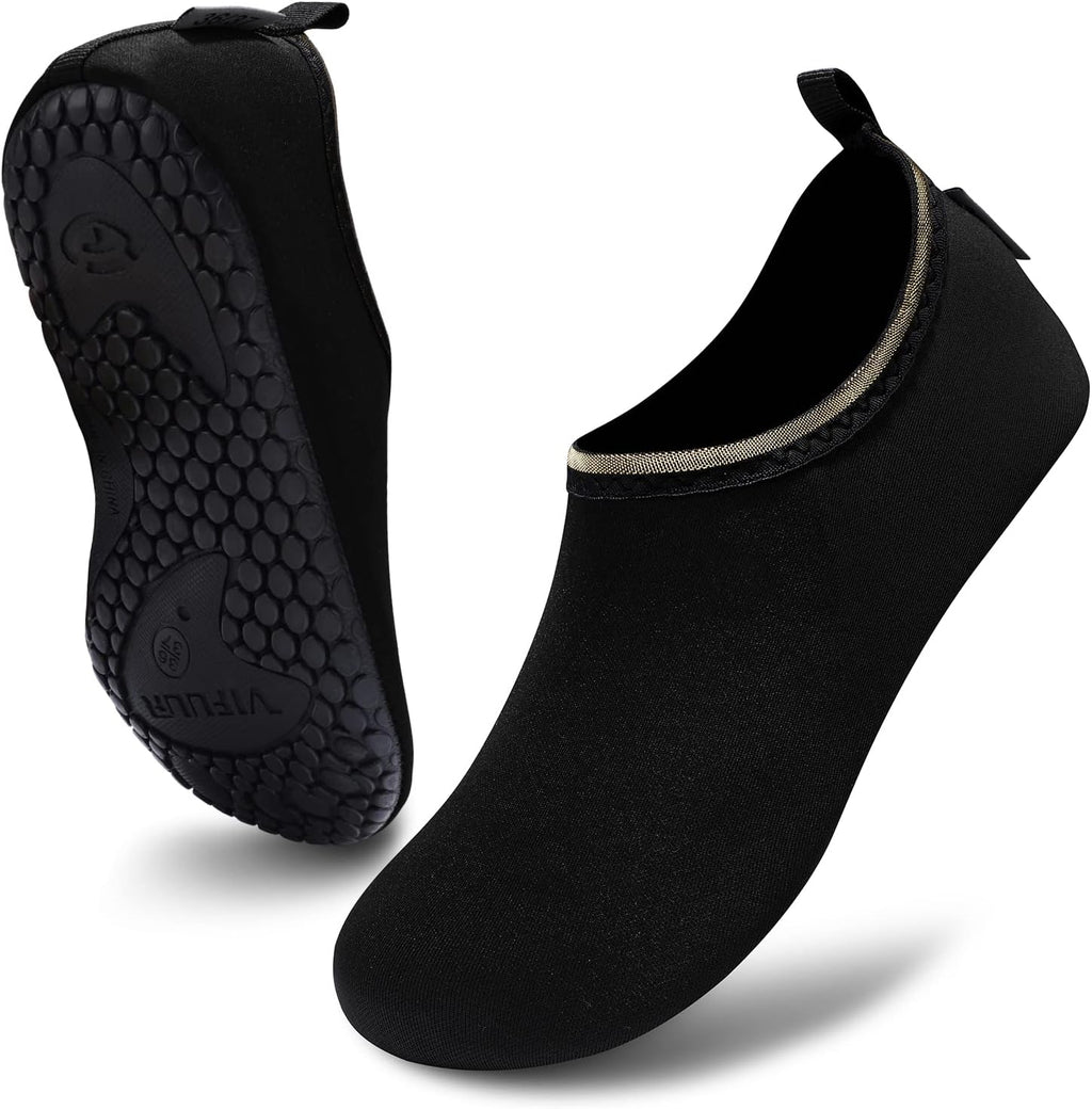 VIFUUR Water Sports Shoes Barefoot Quick-Dry Aqua Yoga Socks Slip-on for Men Women