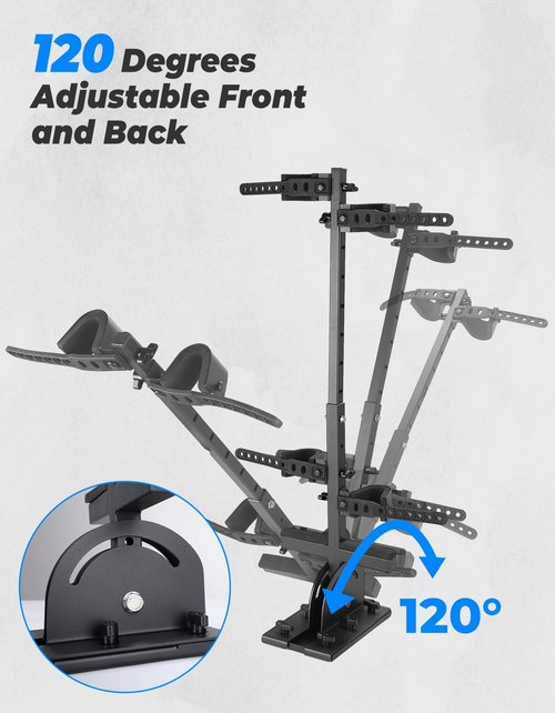 KEMIMOTO UTV Tool Holder Rack, Hunting Tool Holder Rack Tool Mount Vertical Floor Compatible with Polaris Ranger RZR, General Golf Cart, Tractor